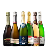French Cremant Sparkling Wine Drinking Set 750ml x 6 Bottles 12%